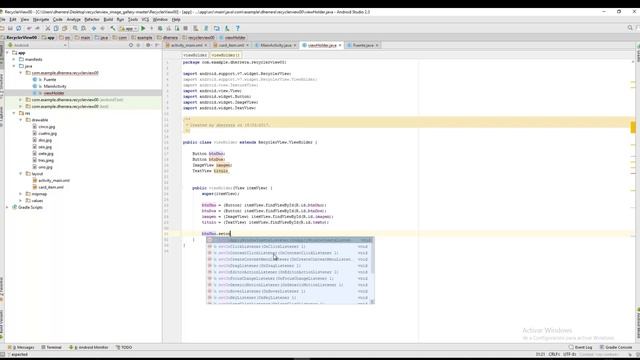 Curso de Android Studio: RecyclerView y utilizando CardView смотреть онлайн