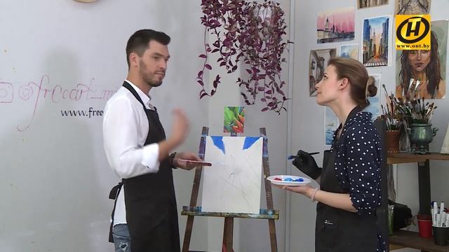 Герман Титов учится рисовать в студии свободного творчества FreeArt смотреть онлайн