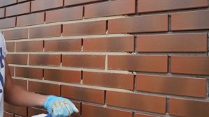 Quick-mix  Затирка швов кирпичной кладки! grouting of brickwork!