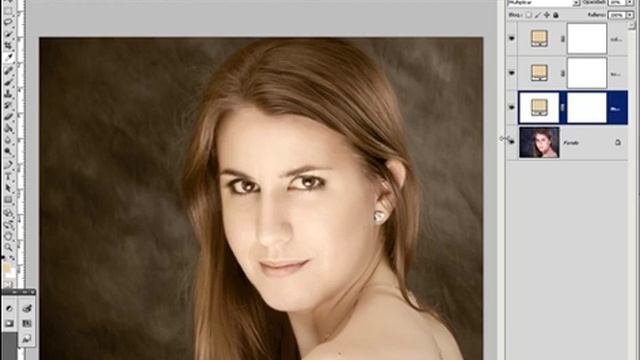 Como cambiar el color del pelo con Photoshop. Retoque de retratos. Tutorial en español смотреть онлайн