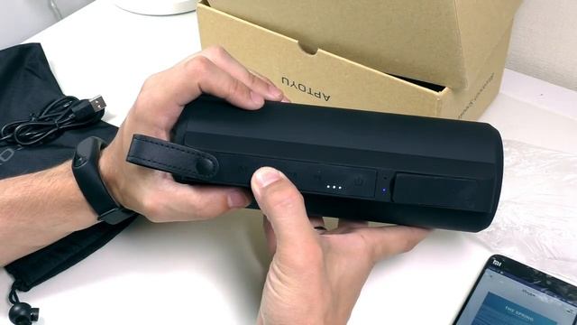 Мощнецкая Bluetooth колонка APTOYU смотреть онлайн