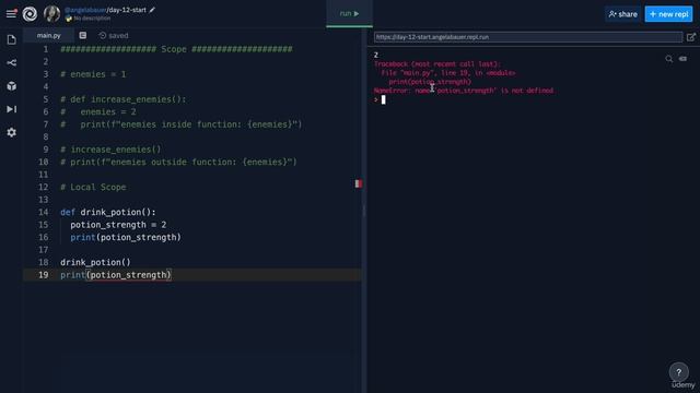 Day 12 - 116-Namespaces Local vs Global Scope смотреть онлайн