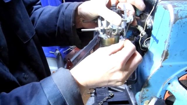 Регулятор оборотов мотора ДМ1 с китайским карбюратором смотреть онлайн