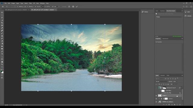 Nature Photoshop Manipulation - Tutorial смотреть онлайн