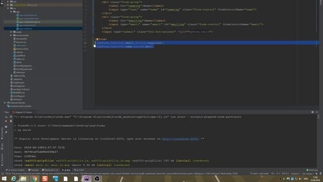 Ангулар. Работы с формами. Реактивные формы. Часть 2 смотреть онлайн