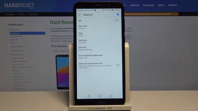 HUAWEI Honor Play 7 – Turn On & Set-Up Do Not Disturb Mode смотреть онлайн