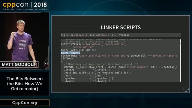 CppCon 2018: Matt Godbolt “The Bits Between the Bits: How We Get to main()” смотреть онлайн