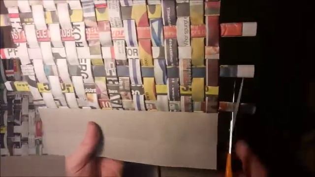 DIY Kosárfonás új módja újságpapírból / Papírfonás / Newspaper Basket смотреть онлайн