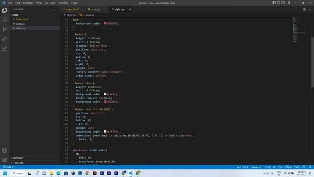 Pure CSS Dots Loader | Pure CSS 3 - Windows Dots Loading Animation | CSS Animated Loader | #css смотреть онлайн
