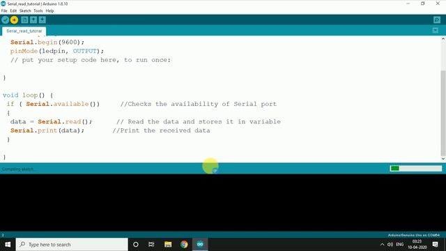 Arduino | Reading data from Serial Port | Serial Communication смотреть онлайн