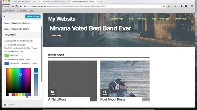 Vibe - Sticky Header Tutorial смотреть онлайн
