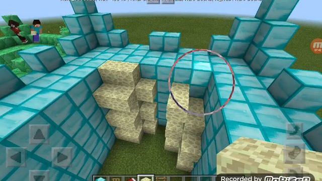 Играю в битву башен с другом в майнкрафт