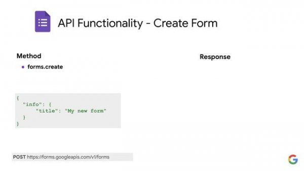 Introducing the Google Forms API