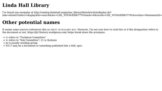 Databases: Where can I find the first standardization of SQL, SQL-86? (4 Solutions!!) смотреть онлайн