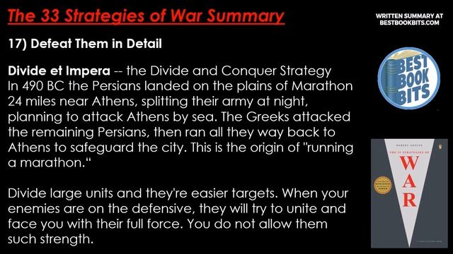 The 33 Strategies of War | Robert Greene | Book Summary смотреть онлайн