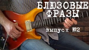 Блюзовые фразы. Выпуск №2. (Blues licks part 2)