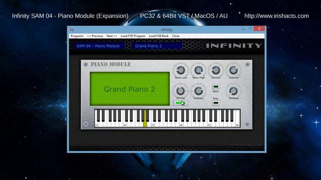 Infinity SAM-04 Piano Module смотреть онлайн