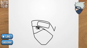 Как нарисовать Какаши из Наруто