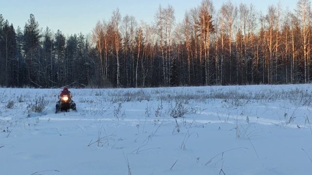 Покатушки в минус 27 Тайга Варяг 500 и Тикси 250. смотреть онлайн