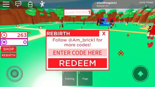 3 Codes for Pogo Simulator, Roblox. смотреть онлайн