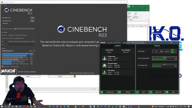 Ryzen 7 7700x Undervolt de 95°C a 65°C | Drg Test | смотреть онлайн