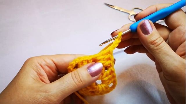 Вязание крючком.Бабушкин квадрат-3.Классика. смотреть онлайн