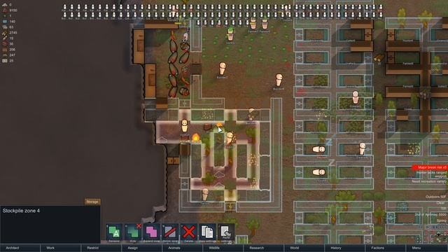 100 Colonists w/ 0 SKILLS and 0 PASSIONS vs RANDY RANDOM | Rimworld MERCILESS DIFFICULTY #1 смотреть онлайн