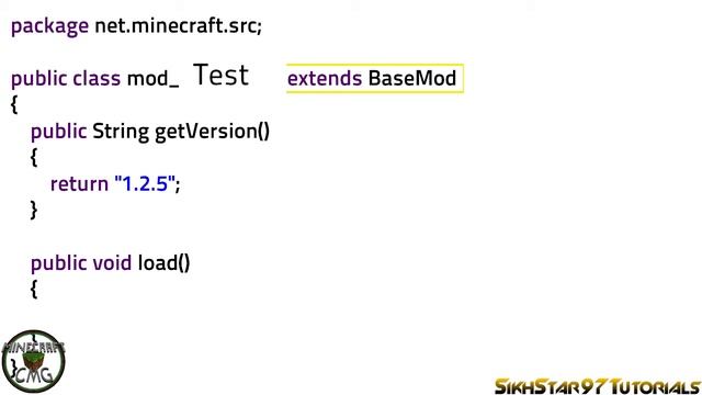 Minecraft Complete Modding Guide: Episode 4 | Understanding basic structure of mod_ class file смотреть онлайн