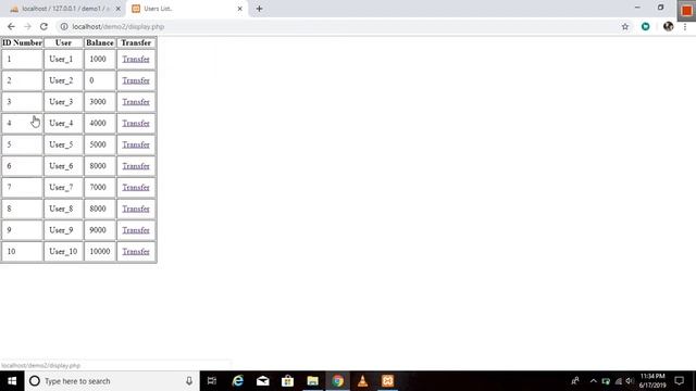 Credits Management between different accounts by using PHP(database), HTML смотреть онлайн