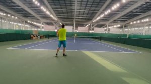 1 Теннис Тренировка 04 06 23 Удар справа обратный кросс Tennis forehand