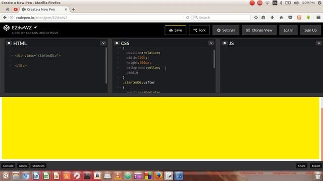 Make Slanted | rotated | tilted | skewed div using css смотреть онлайн