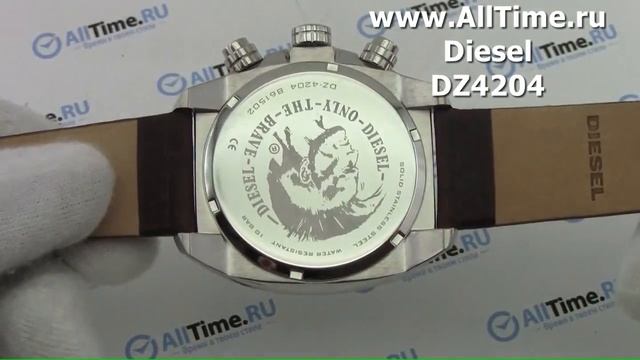 Обзор. Мужские наручные часы Diesel DZ4204 с хронографом смотреть онлайн