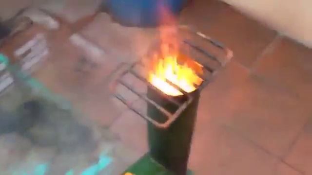РАКЕТНАЯ МИНИ ПЕЧКА из трубы смотреть онлайн