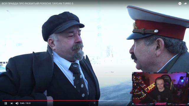 JOSKIY СМОТРИТ ЛИТВИН - ВСЯ ПРАВДА ПРО РАЗБИТЫЙ PORSCHE TAYCAN TURBO S смотреть онлайн