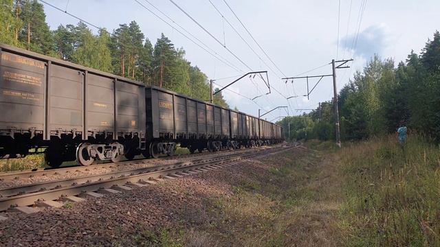 "СПЛОТКА"! Электровоз ВЛ10К-1017+ВЛ11М-347/348Б с грузовым поездом.БМО ж/д. смотреть онлайн