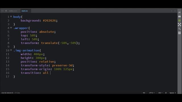Vertical image flip using html css | Image hover effect using css and html смотреть онлайн