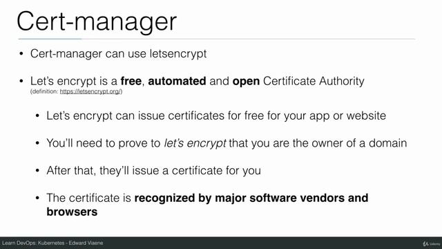Managing TLS Certs with Cert Manager смотреть онлайн