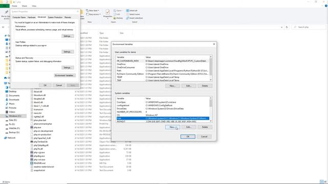 How to install php to windows 10 and add path to system environment смотреть онлайн