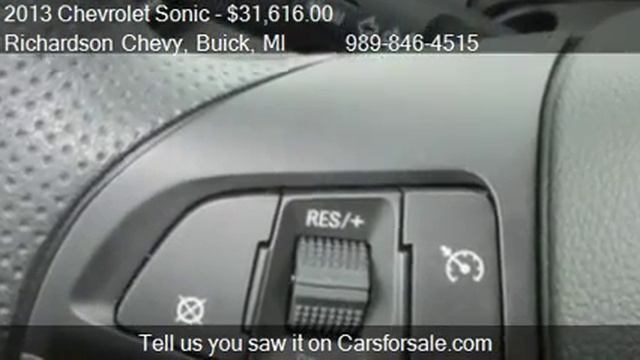 2013 Chevrolet Sonic LT - for sale in Standish, MI 48658 смотреть онлайн