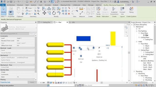 Fire Fighting System???? | REVIT MEP? | Pump Room Creation???| Step by Step ✅ смотреть онлайн