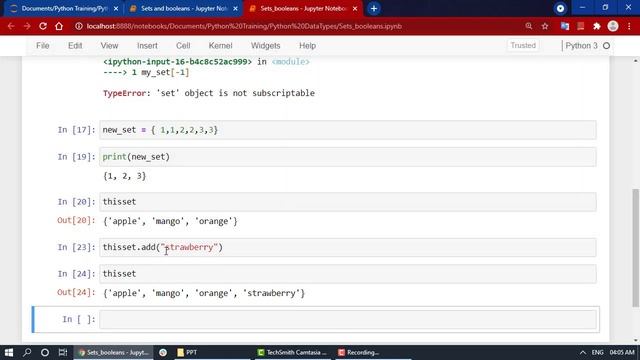 #14- Sets & Booleans | What is Sets & Booleans | Python Coding | Learn Sets & Booleans in Python смотреть онлайн
