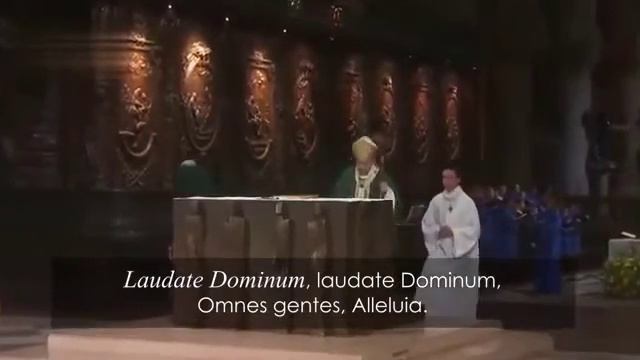 Laudate Dominum - Catedral De Notre-Dame De Paris.                  #centrosãojoséluíssánchezdelrío