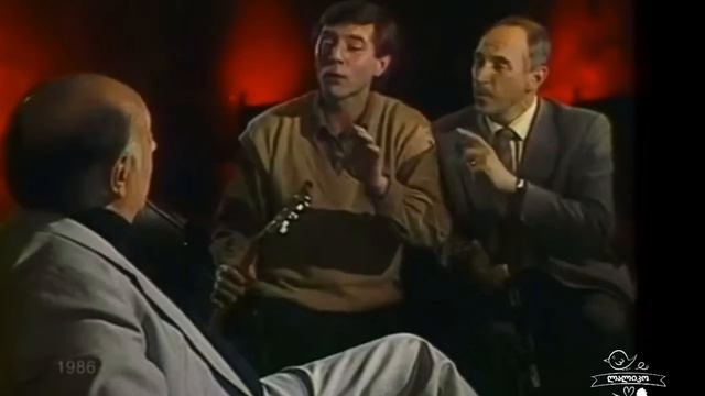 Гандагана-Аджарская народная песенка- Александр Пашутин, Евгений Меньшов. Коте Махарадзе слушает.