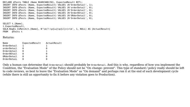 Databases: How to Apply a Title-Case RegEx Condition for Object Names with Policy Based Management? смотреть онлайн