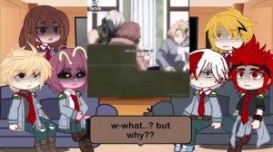 Past Class 1A react to the future/Deku Vigilante | Deku angst | MHA/BNHA