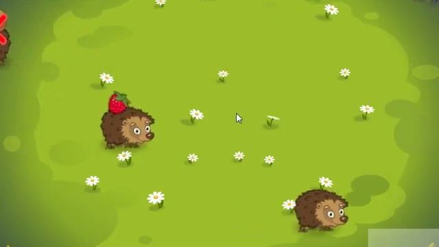 Ёжики принесли Маше и Медведю фрукты и овощи. Интересная игра