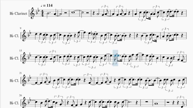 Clarinet Sheet Music: How to play My Love Mine All Mine by Mitski смотреть онлайн