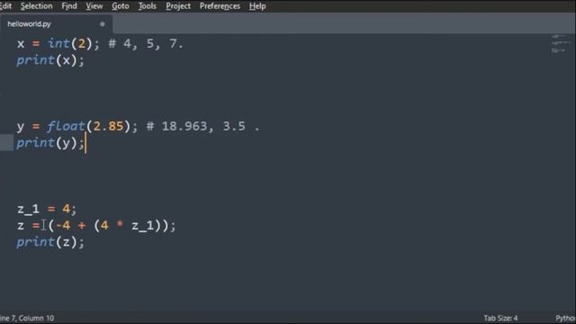 Python урок 2: Числа: целые, с плавающей точкой, комплексные. смотреть онлайн