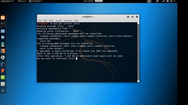Installing Snort on Linux Kali 2018 (Three simple commands) смотреть онлайн