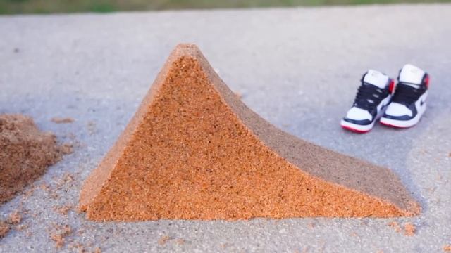 BMX Kinetic Sand | Unboxing BMX Dirt Jump | Tech Deck | BMX Finger | Flick  Tricks Dirt